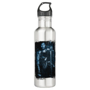 Blaues Ritterknien mit Schwert Trinkflasche