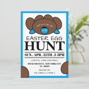 Blaues Schildkröteneier, Ostereierjagd Ankündigung