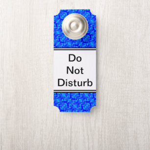 Blaues Schmetterlingsmuster von Kenneth Yoncich Türanhänger