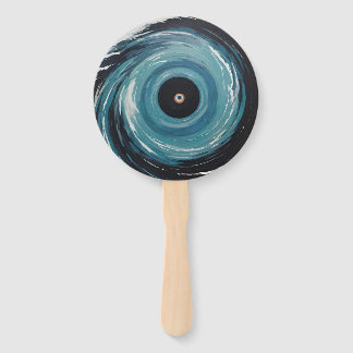 Blaues Schwarzes Loch Ablauf Spiraleffekt Fächer