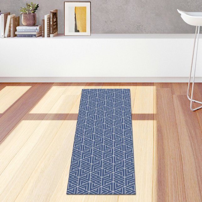 Blaues Sechseck-Muster-Yoga-Matte Yogamatte (Von Creator hochgeladen)