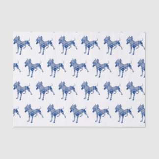 Blaues Seidenpapier der Paisley-HundeNr. 1%-pipe%