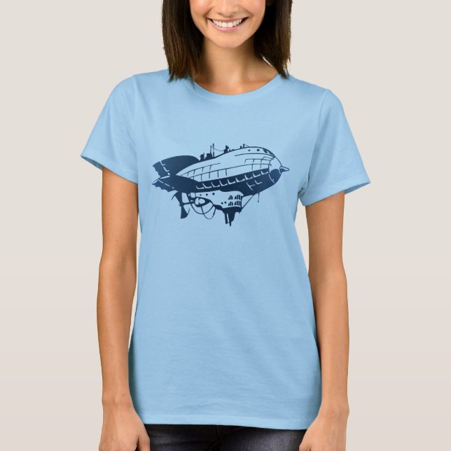 Blaues Shirt HMS Stubbington (Vorderseite)