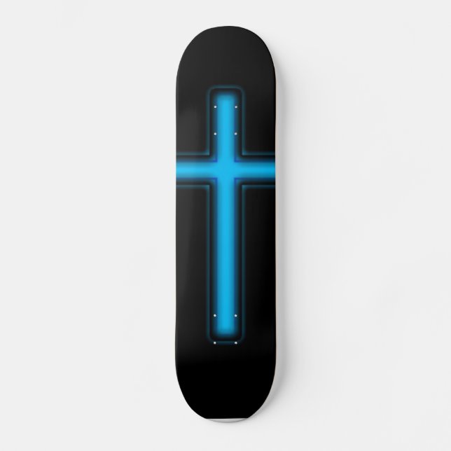 Blaues Skateboard (Vorderseite)