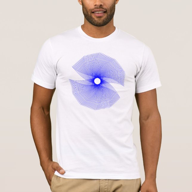 Blaues Spiro T-Shirt (Vorderseite)