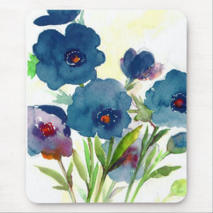 Blaues Stiefmütterchen Mousepad