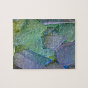 Blaues Strandglas, Alaska Puzzle