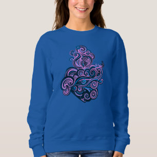 Blaues Sweat Shirt Muster Ex-voto Blue Sky