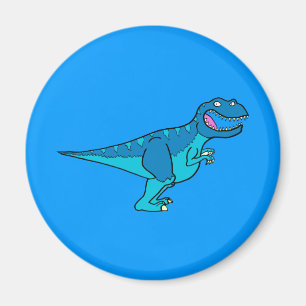 Blaues T-rex Magnet