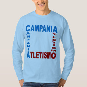 Blaues T-Shirt CAMPANIA ATLETISMO