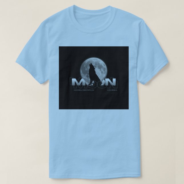 Blaues T-Shirt mit halbem Ärmel  (Design vorne)