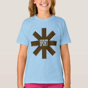 Blaues T-Shirt SONNE SCHOKOLADE