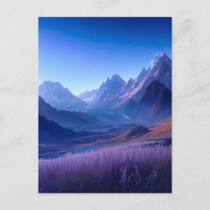 Blaues Tal der Wonders Postkarte