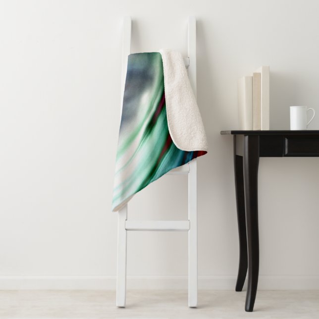 Blaues Tal Whirlwind Regenbogen Sherpadecke (Beispiel)