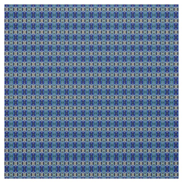 Blaues Tapisserie-Gewebe Stoff (Muster)