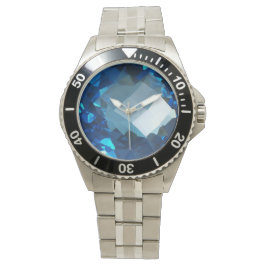 Blaues Thema 2 Armbanduhr