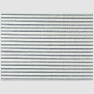 Blaues Ticking-Découpage-Papier Seidenpapier