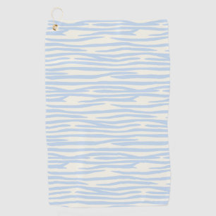 Blaues Tiermuster Golfhandtuch