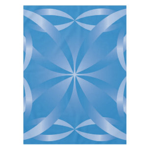 blaues Topaz-Muster Tischdecke