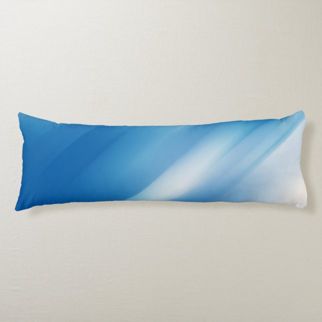 Blaues Topaz Seitenschläferkissen (Vorderseite)