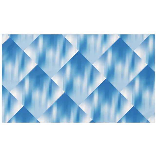 Blaues Topaz Tischdecke (Vorderseite (Horizontal))
