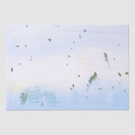 Blaues Traumblau-Blatt-Party Seidenpapier