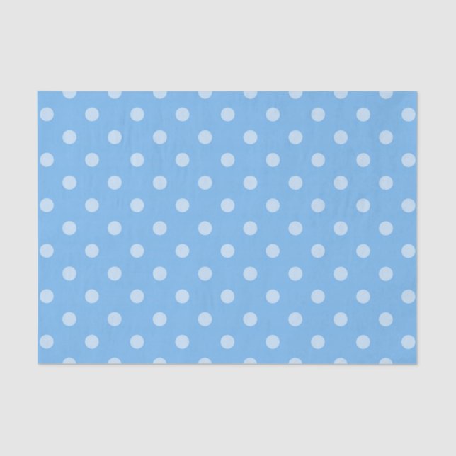Blaues Tupfen-Seidenpapier 2 Seidenpapier (Vorderseite)