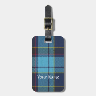 Blaues U.S.A.F Tartan Muster Gepäckanhänger