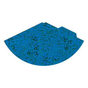 Blaues Umhüllungspapier mit geometrischem Muster Partyhütchen