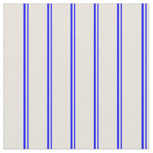 Blaues und Beige Muster der Streifen Stoff