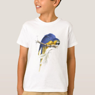 Blaues und gelbes Maccaw durch Edward Lear T-Shirt