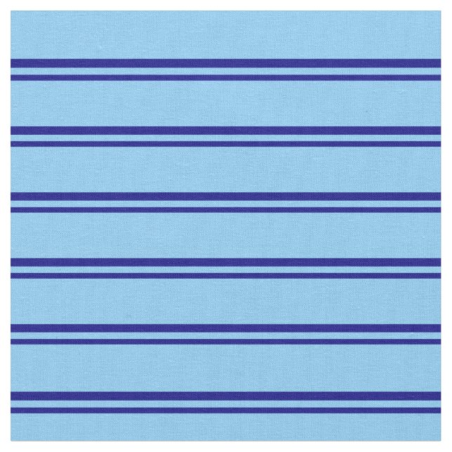Blaues und helles Himmelblau farbiges Muster der S Stoff (Nahaufnahme)