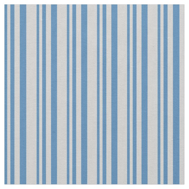 Blaues und hellgraues Muster Stoff (Nahaufnahme)