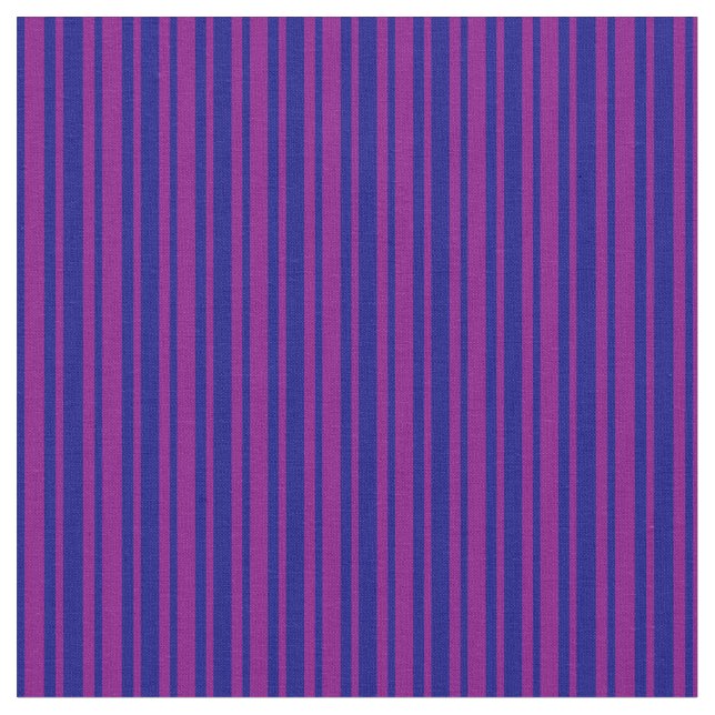 Blaues und Lila Muster Stoff (Nahaufnahme)