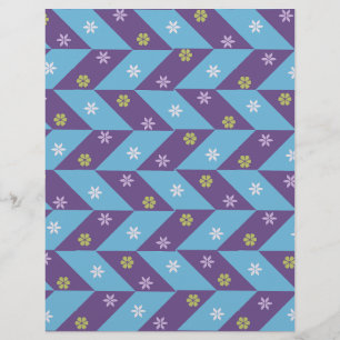 Blaues und violettes Scrapbook-Papier