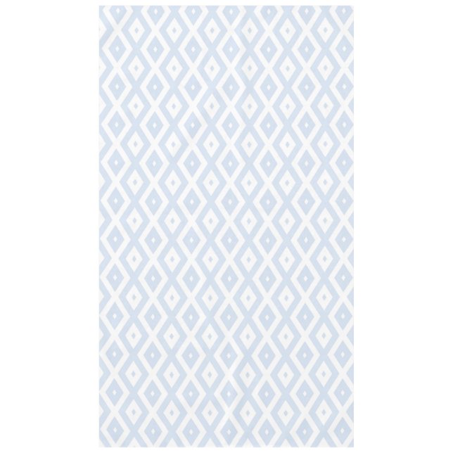 Blaues und weißes Diamantmuster Tischdecke (Vorderseite)