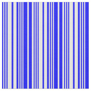 Blaues und weißes Muster der Streifen Stoff