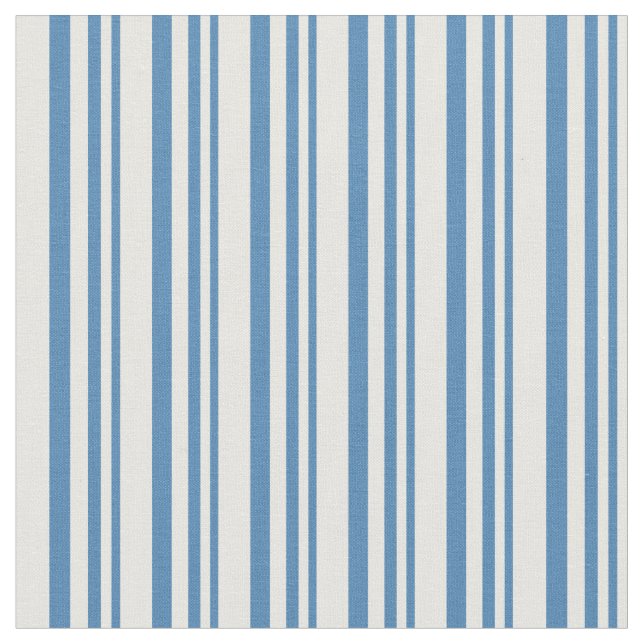 Blaues und weißes Muster Stoff (Nahaufnahme)