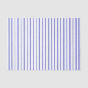 Blaues und weißes Nadelstreifen-Seidenpapier Seidenpapier