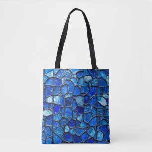 Blaues venezianisches Glas-Muster