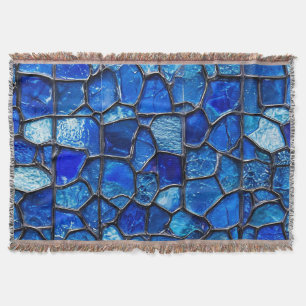 Blaues Venezianisches Glasmuster Decke