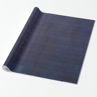 Blaues verbranntes Denim Look Wrapping Paper Geschenkpapier