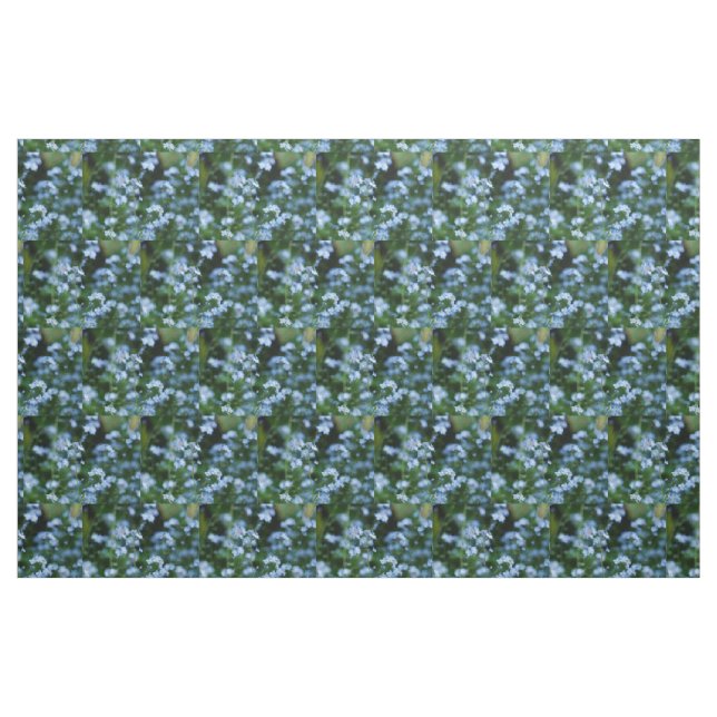 Blaues Vergissmeinnicht-Gewebe Stoff (Fat Quarter (45,7 x 55,9 cm))