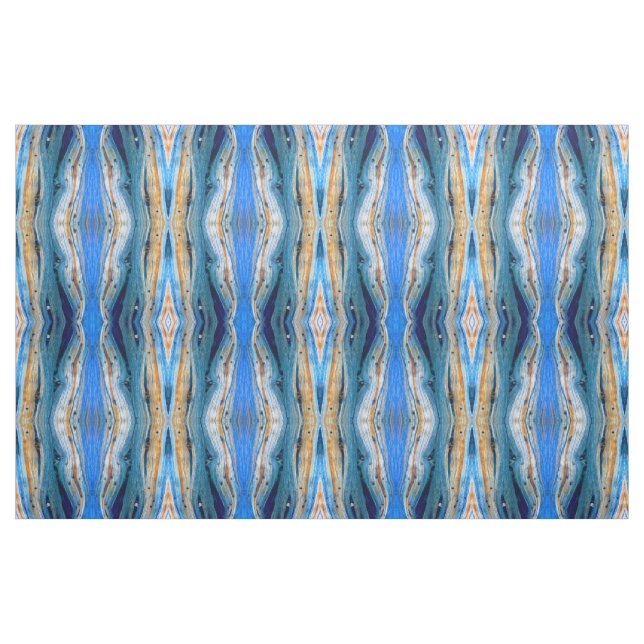 blaues verwittertes Barnboard Stoff (Fat Quarter (45,7 x 55,9 cm))