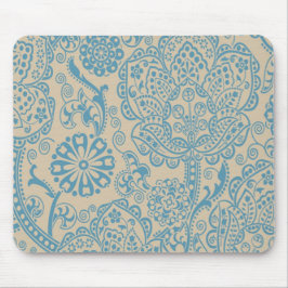 blaues Vintages Mousepad