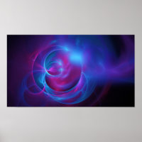 Blaues Violett und rosa Wirbles kosmisches Fraktal