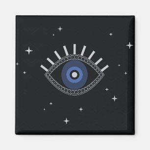 Blaues Wahrzeichen Magnet