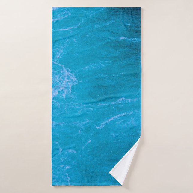 Blaues Wasser Badehandtuch (Badehandtuch)