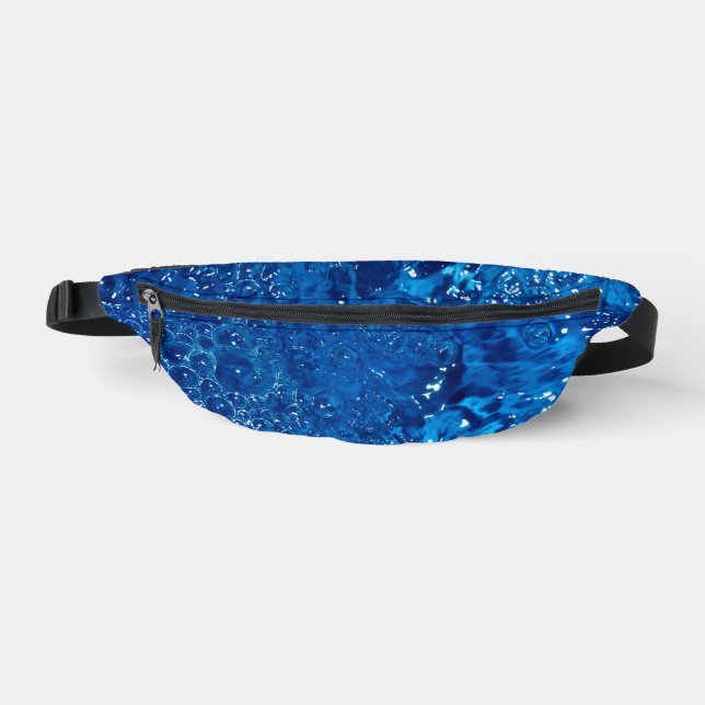 Blaues Wasser Bauchtasche (Vorderseite)