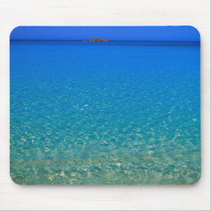Blaues Wasser, Exuma Inseln, Bahamas. Mousepad